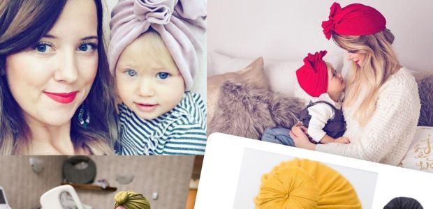 Modne turbany dla niemowlaka i mamy (tylko jeśli chcecie zachwycić wszystkich!)