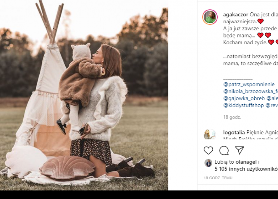 Agnieszka Kaczorowska o miłości do córki