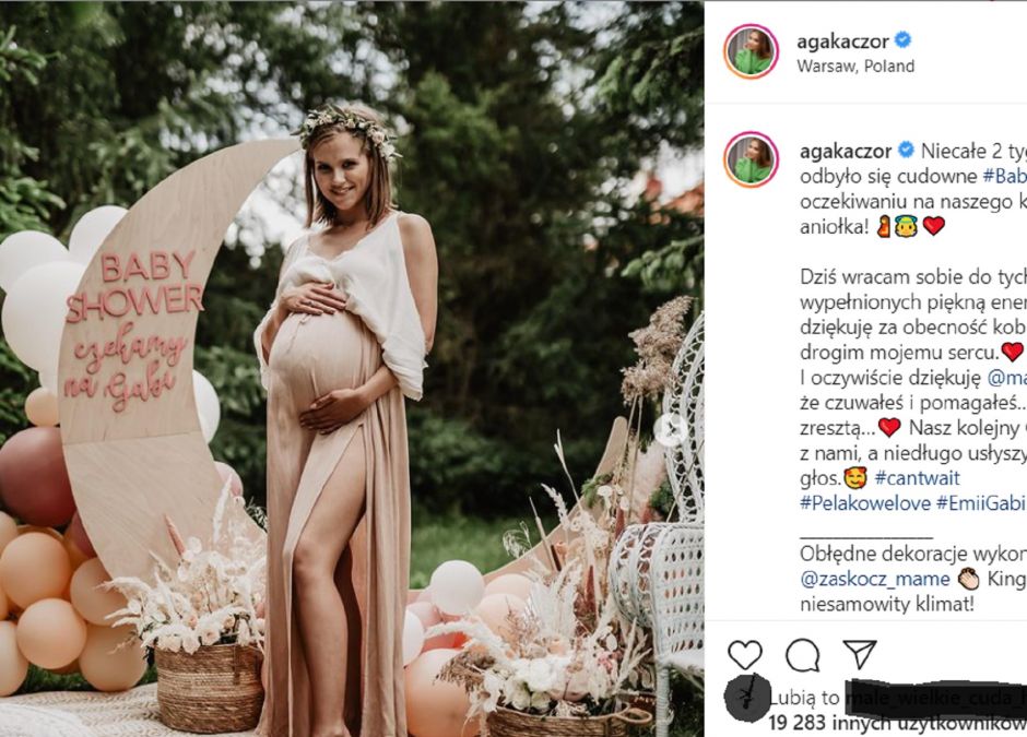 Agnieszka Kaczorowska urodziła?