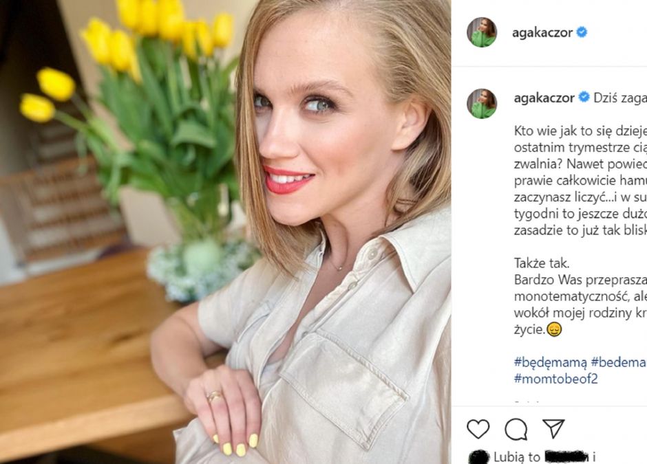 Agnieszka Kaczorowska wybiera imię dla dziecka