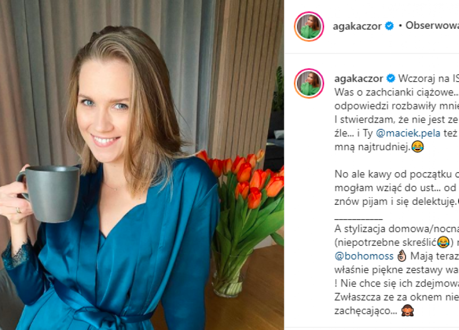 Agnieszka Kaczorowska zdradza termin drugiego porodu