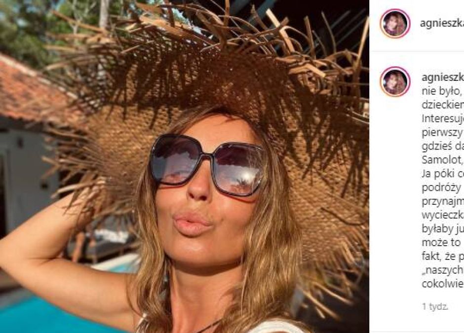 agnieszka włodarczyk na pierwszych wczasach z synem