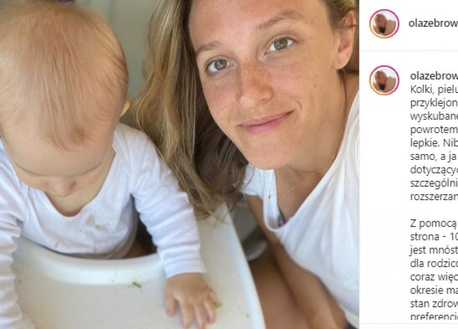 Aleksandra Żebrowska o łączeniu macierzyństwa z pracą