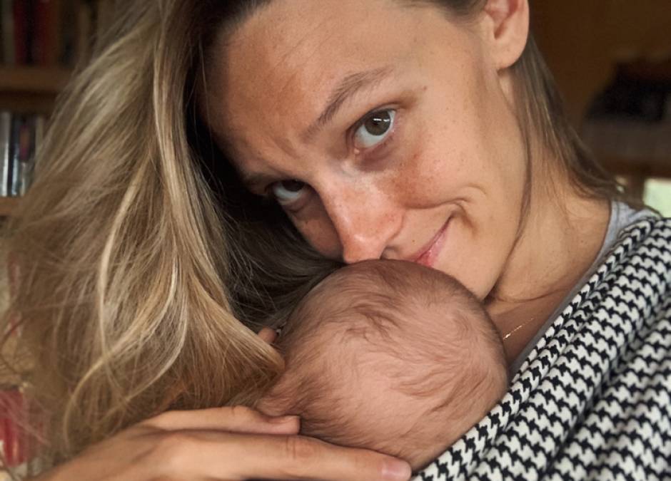Aleksandra Żebrowska z synem