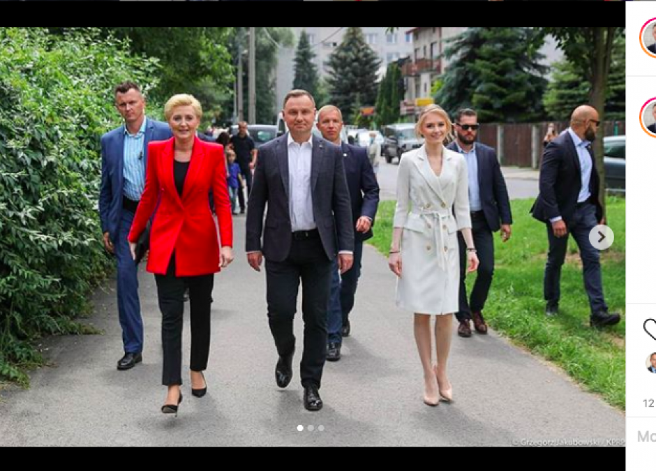 Andrzej Duda Agata Kornhauser-Duda Kinga Duda