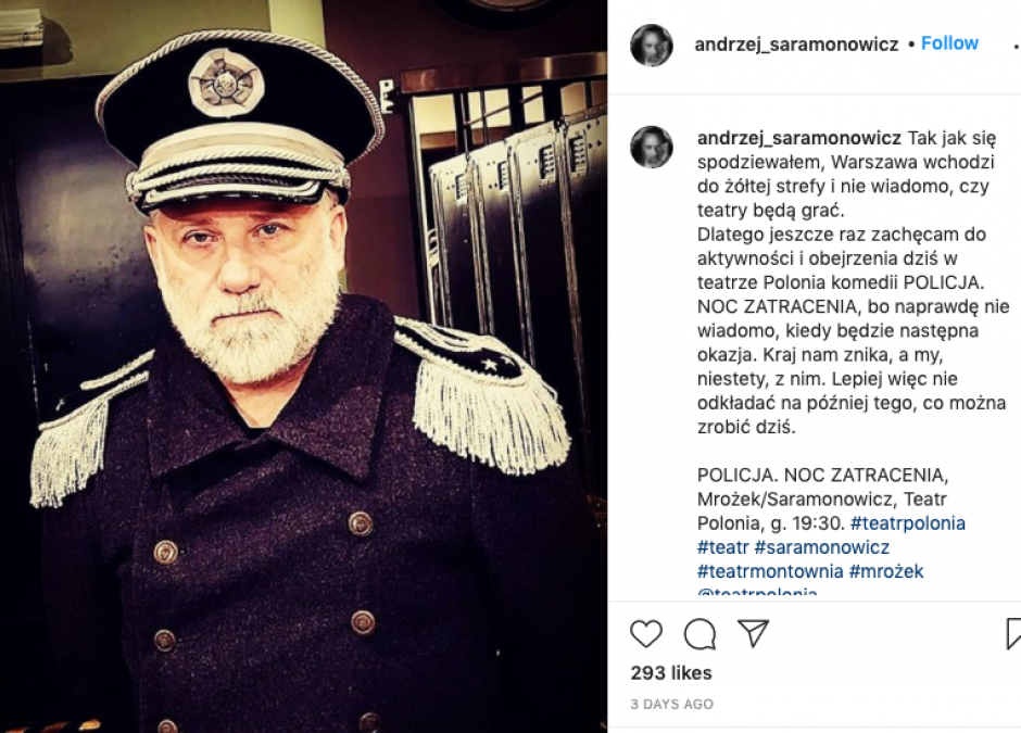 Andrzej Saramonowicz o koronawirusie