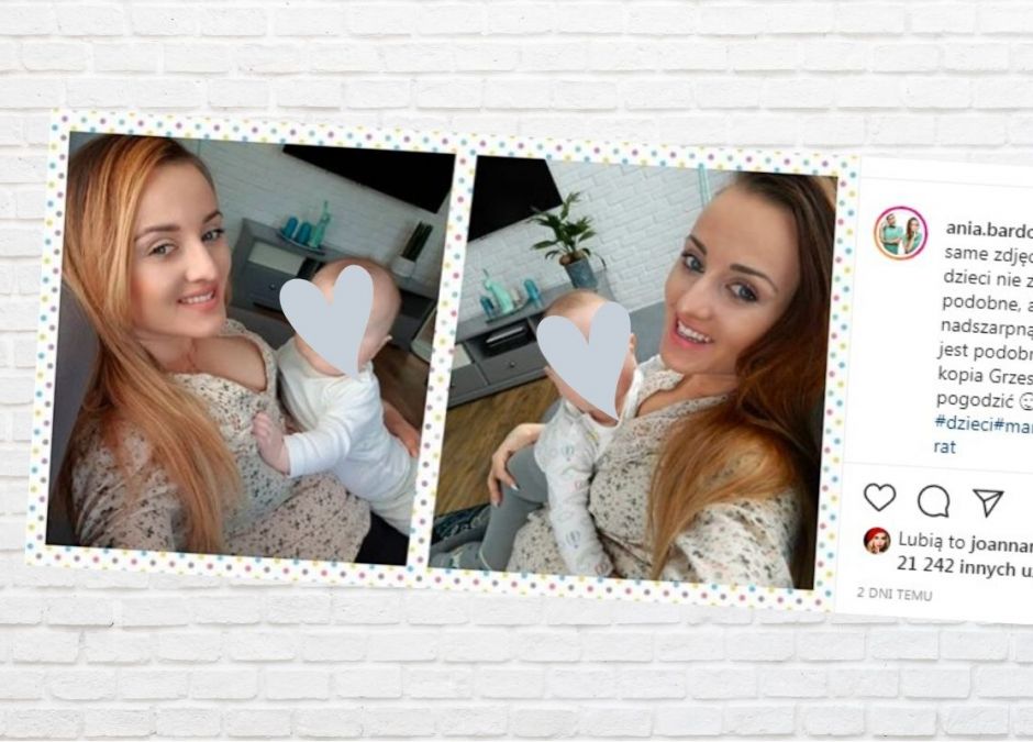 Ania Bardowska porównała dzieci w tym samym okresie