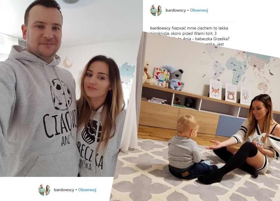 Ania i Grzesiek Bardowscy mają modne bluzy i superpokoik dla synka