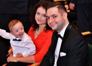 Anna i Patryj Jaki z synem