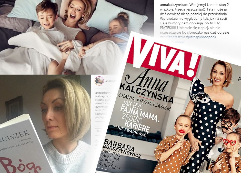 Anna Kalczyńska ze swoimi dziećmi w sesji i wywiadzie dla Vivy