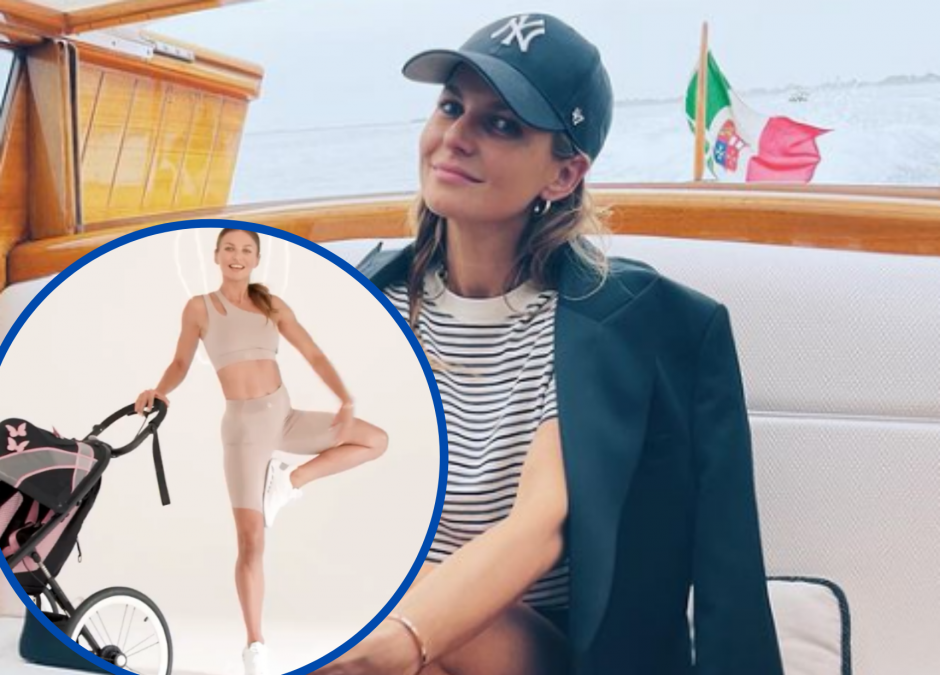 Anna Lewandowska promuje wózki dla dzieci