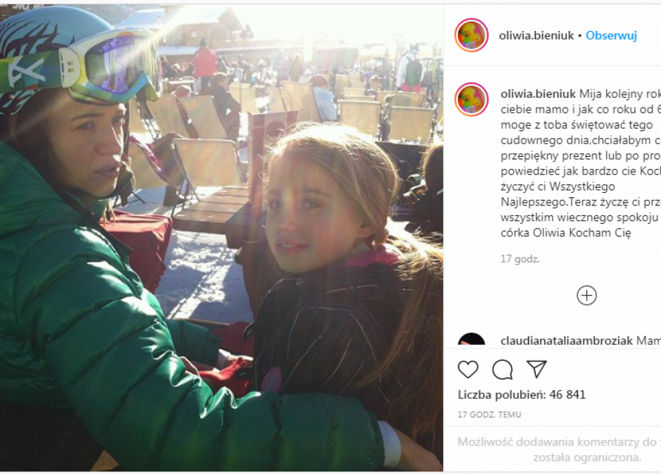 anna przybylska z córką