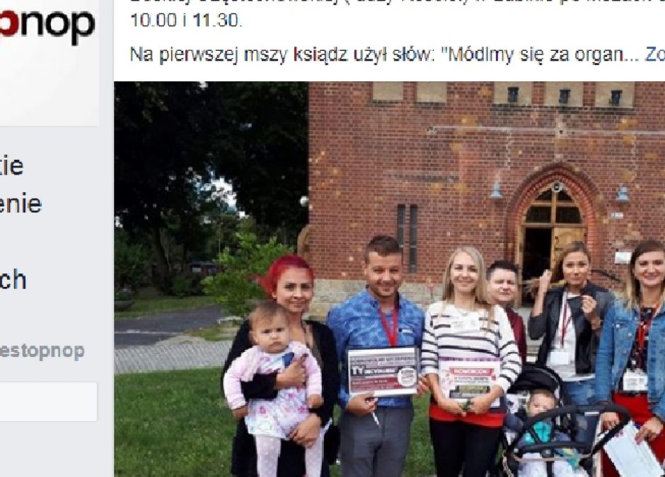 antyszczepionkowcy w kościele