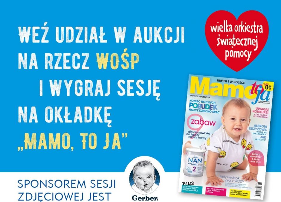 aukcja okładki Mamo, To Ja dla WOŚP 2019