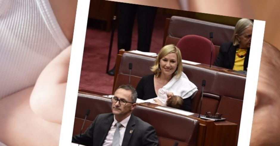 Australijska senatorka karmi dziecko piersią w parlamencie