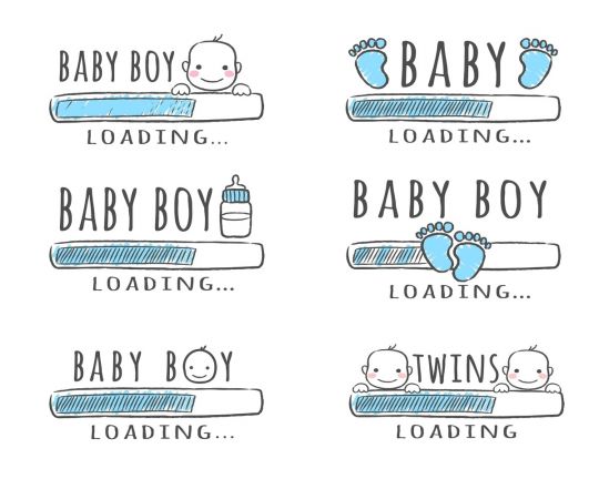 baby shower dekoracje do druku