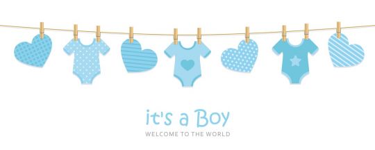 baby shower napis do druku chłopiec