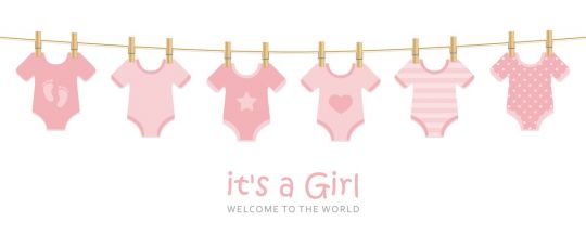 baby shower napis do druku dziewczynka