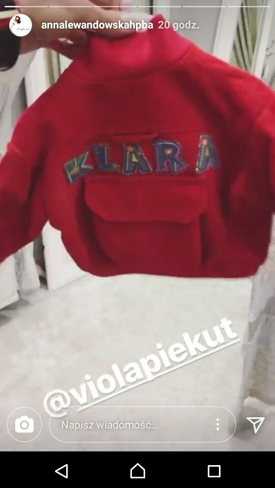 bluza dla klary lewandowskiej od violi piekut