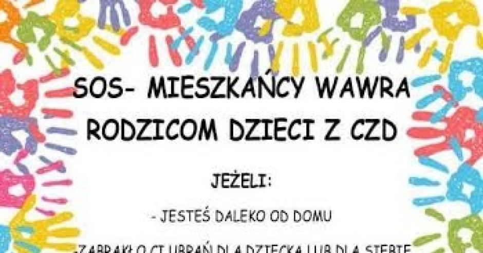 CENTRUM ZDROWIA DZIECKA - pomoc dla rodziców dzieci z CZD