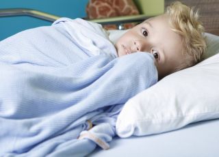 Chore dziecko w szpitalu