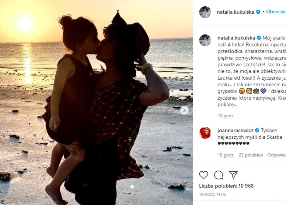 Córka Kukulskiej kończy 4 lata