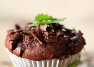czekolada, czekoladowy, muffin