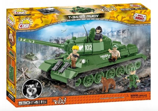 czołg rudy 102 klocki Cobi