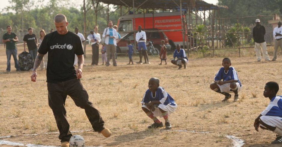 David Beckham, Ambasador Dobrej Woli UNICEF
