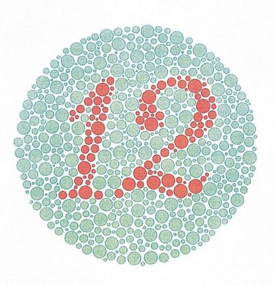 tets na daltonizm: liczba 12