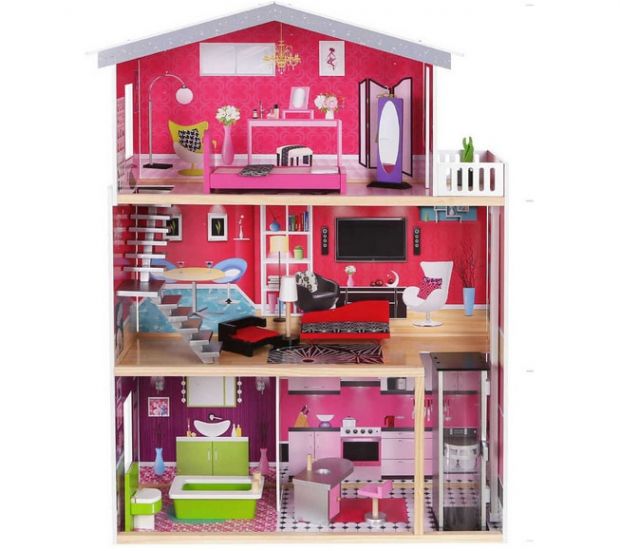 domek dla lalek Barbie z windą