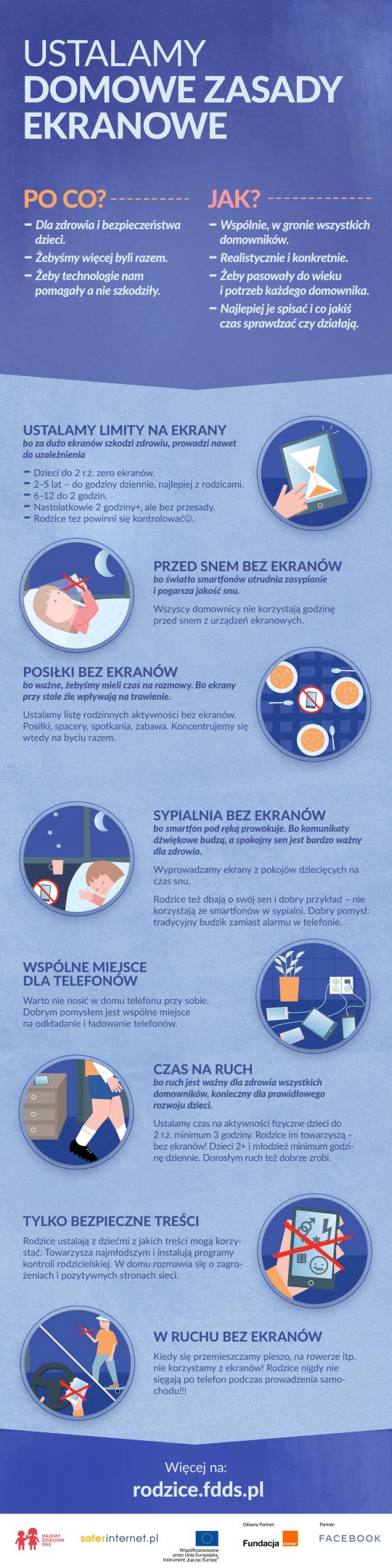 Domowe Zasady Ekranowe - kampania Fundacji Dajemy Dzieciom Siłę