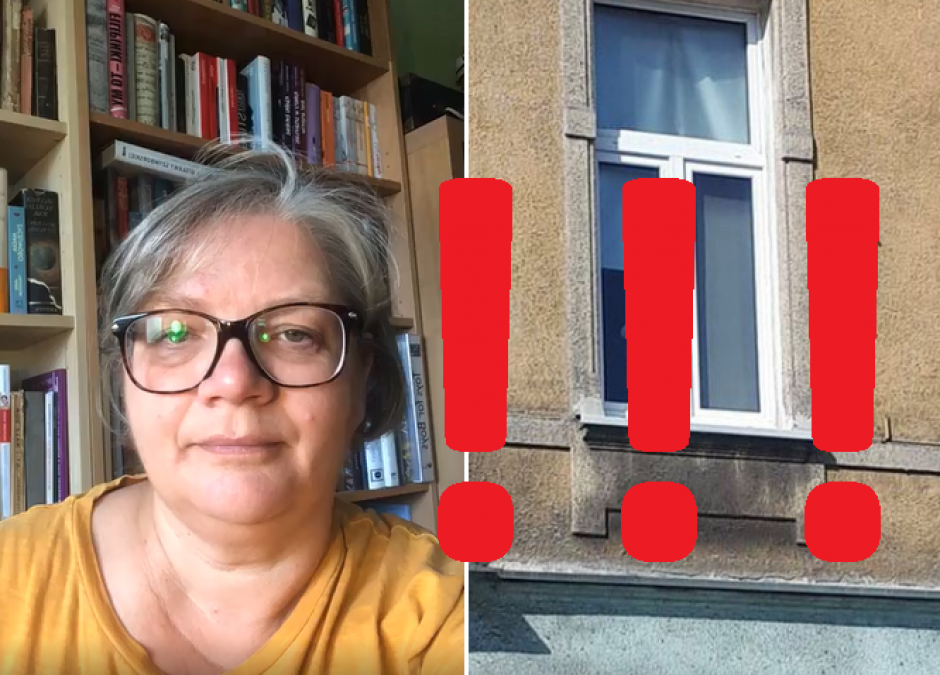 Dorota Zawadzka o stawianiu dzieci na parapecie