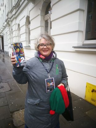Dorota Zawadzka wspierała sztab WOŚP w Edipresse