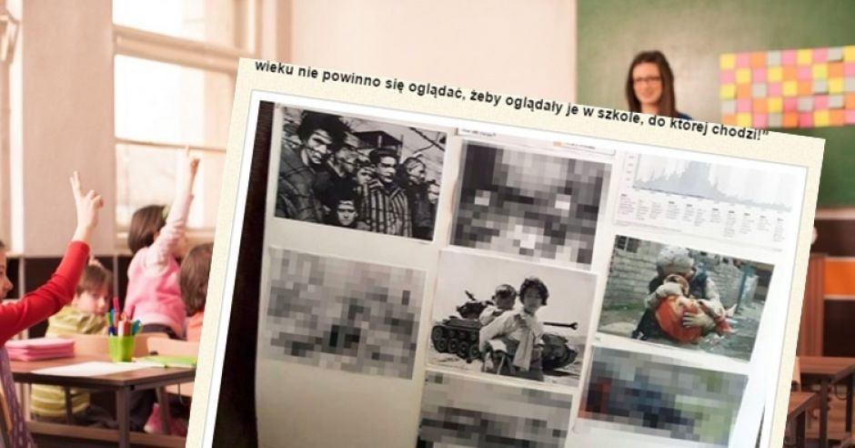 Drastyczne zdjęcia w gazetce szkolnej