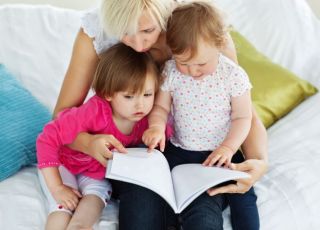 dzieci, czytać, książka, mama, rozwój dziecka