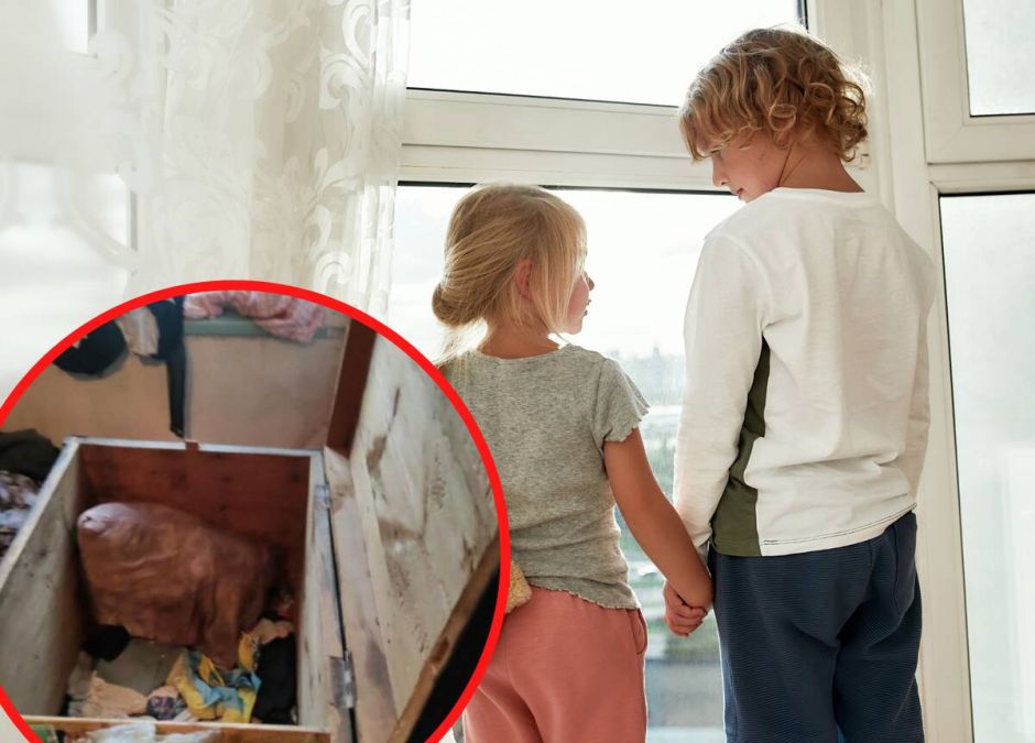 Dzieci udusiły się w skrzyni, gdy były same w domu