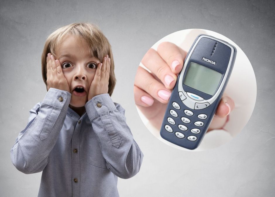 Dziecko i Nokia 3310