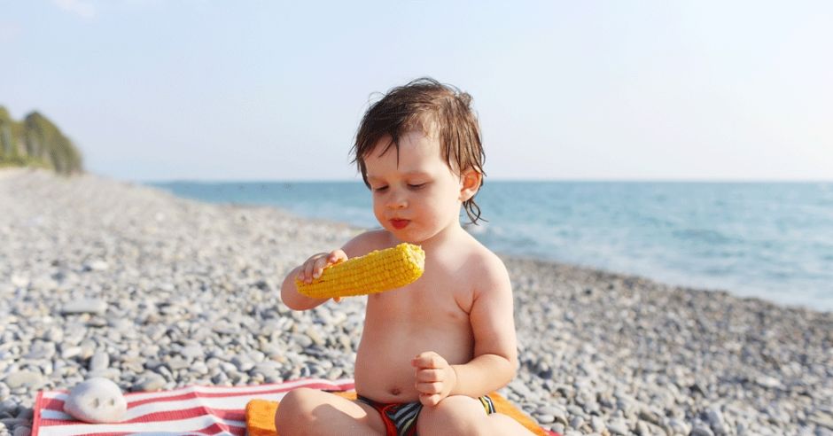 dziecko na plaży
