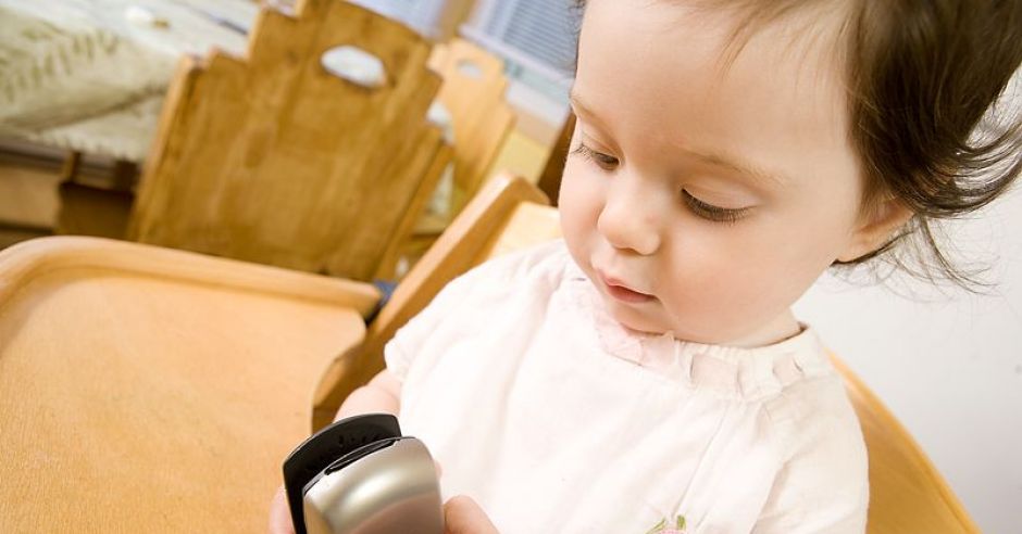 dziecko, telefon