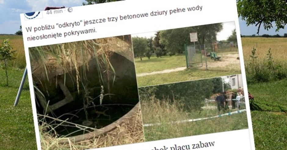 Dziecko wpadło to studzienki przy placu zabaw