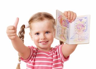 dziewczynka, dziecko, paszport,