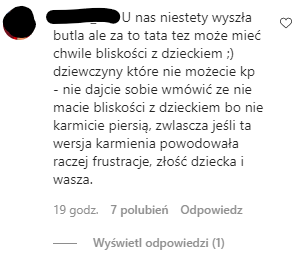 Fanki Komarnickiej urażone postem o karmieniu