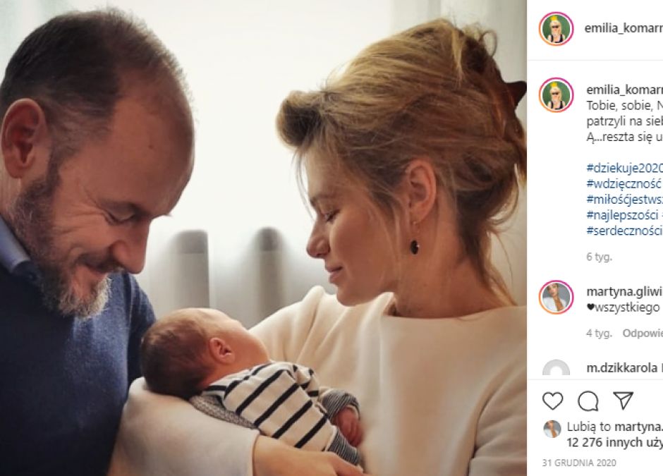 Emilia Komarnicka-Klynstra zdradziła imię dziecka