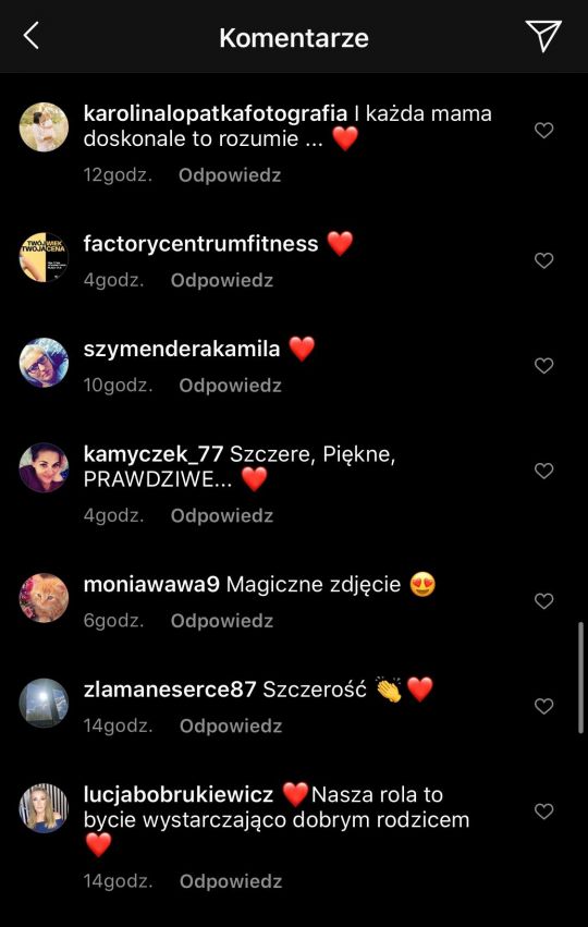 Fanki popierają wyznanie Anny Dereszowskiej/Instagram