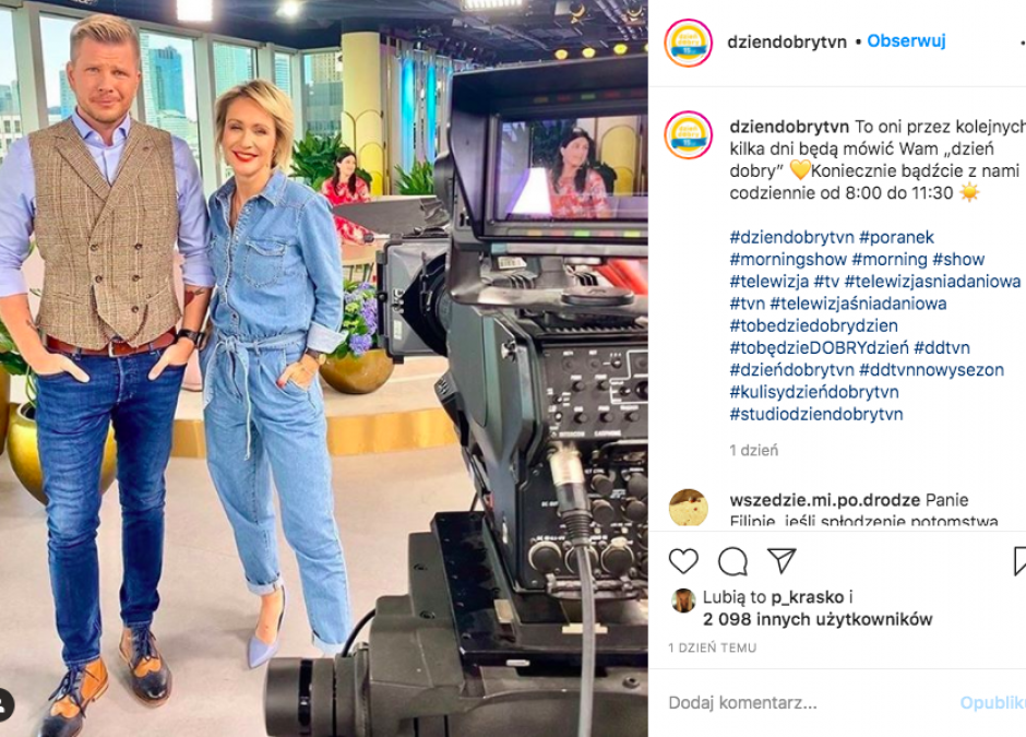 Filip Chajzer i Małgorzata Ohme w DDTVN