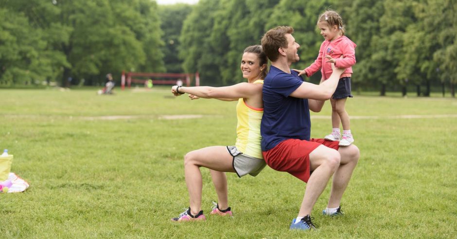 fit mama, Ania Dziedzic, ćwiczenia z dzieckiem, Dzień Ojca