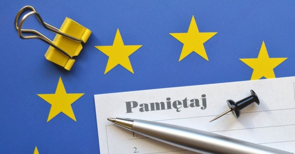 Flaga europejska i kalendarz