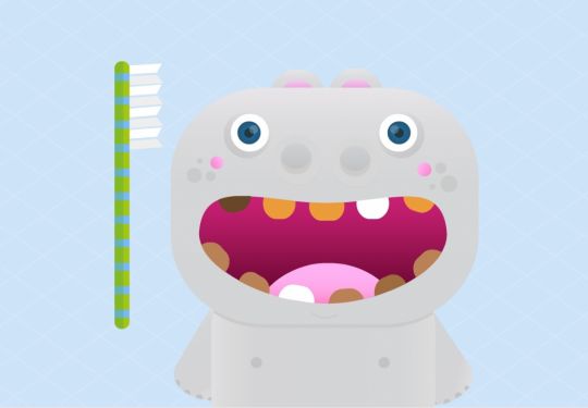 gra online dla dziecka - mycie zębów
