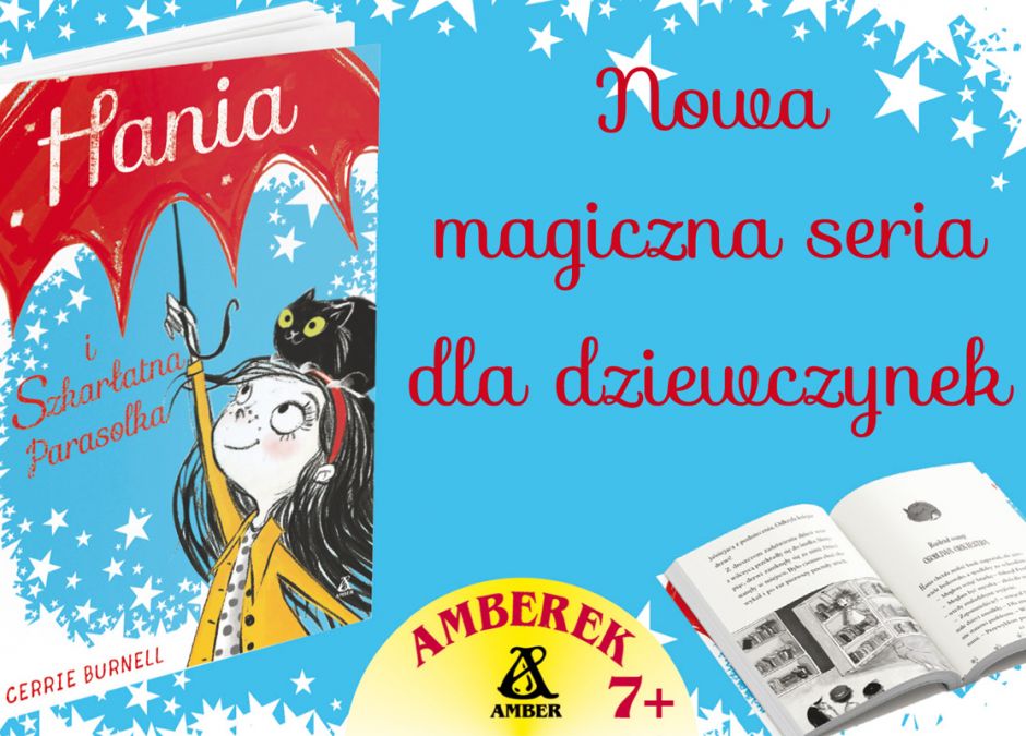 Hania i Szarłatna parasolka - ksiązka Amber